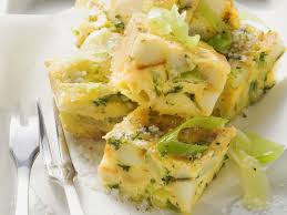 Porree Kase Omelett Auf Italienische Art Rezept Porree Lebensmittel Essen Rezepte