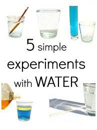 5 Simple Experiments With Water Inner Child Fun Science For Kids Fun Science Kindergarten Science