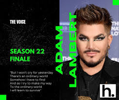Adam Lambert's finale performance