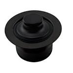 Black garbage disposal flange