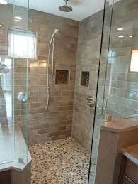 As long as the pebble tiles were installed correctly and the pebbles and grout were finished. Shower Anyone Pebble Tile Shower Floor Pebble Floor Pebble Tile Shower