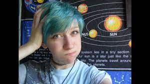 The reason behind this is that as the dye takes hold of the hair shaft, it usually ends up darker than you expect. Dying Short Pixie Hair Blue Youtube