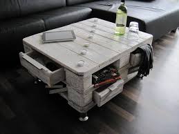 If you want to build a rustic coffee table from pallet, and improve you living room or furniture outdoor look, then these rusitc pallet coffee table ideas are just for you! Vintage Inspired Pallet Coffee Table With Drawers Easy Pallet Ideas