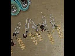 Tutorial Paperclip Embellishments Part 8 Tag With Word Paperclips Youtube Paper Clip Tutorial Embellishments