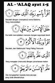 Surat al alaq menerangkan diciptakannya manusia dari benda yang hina kemudian dimuliakan oleh allah s.w.t. Kak Tolong Ya Besok Di Kumpul Brainly Co Id