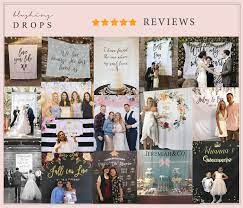 One of the most popular way of collecting wedding photos the guest. Navy Blue Wedding Photo Backdrop For Sale Blushing Drops