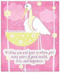 Baby Girl Congratulation Messages With Adorable Images Baby Girl Congratulations Message Baby Shower Card Message Baby Girl Wishes