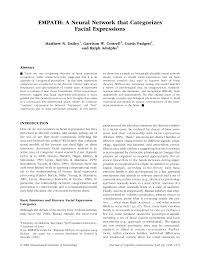 Check out this video and see. Pdf Empath A Neural Network That Categorizes Facial Expressions
