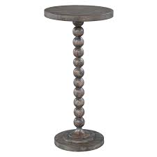 Laney Beaded Post End Table In 2020 Chair Side Table Hekman Wood End Tables