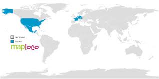 Velg blant mange lignende scener. Visited Countries Map Create A Map Of All The Countries You Ve Visited