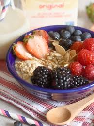 6 of 25 southern pecan and apple salad. Cooking With Manuela Almond Berry Overnight Oatmeal Bowl With Planet Oat Oatmilk
