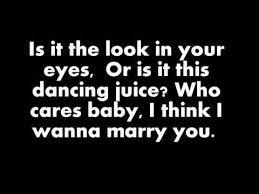A Song You Want To Play At Your Wedding Bruno Mars Marry You This Has To Be The Intro Song For My Wedding L Bruno Mars Songs Ceremony Songs Marry You