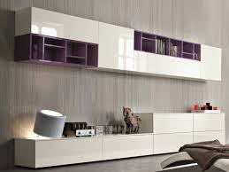 Sectional Lacquered Storage Wall Slim 11 Slim Collection By Dall Agnese Design Imago Design Massimo Rosa System Furniture Living Room Styles Wall Storage