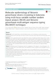Audiometri adalah uji yang dilakukan untuk menilai kemampuan telinga untuk interpretasi hasil audiometri. Pdf Molecular Epidemiology Of Neisseria Gonorrhoeae Strains Circulating In Indonesia Using Multi Locus Variable Number Tandem Repeat Analysis Mlva And Neisseria Gonorrhoeae Multi Antigen Sequence Typing Ng Mast Techniques
