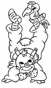 Coloriage clown à imprimer dessin de clown à colorier un clown porte des vêtements colorés et se maquille pour faire rire les gens afin qu'ils passent un moment agréable. Dessin Clown Pour Maternelle