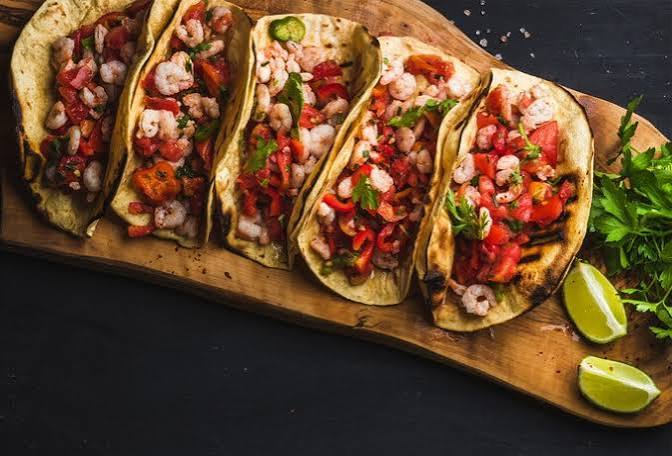 Al Pastor Shrimp Tacos