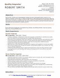Establish, document and maintain a quality control system for pmc site activities. Quality Inspector Resume Samples Qwikresume