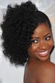 This is by far the most unique type of half up half down hairstyle for curly hair. 30 Picture Perfect Black Curly Hairstyles