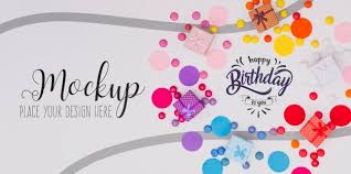 Download Mockup Birthday Images Free Vectors Stock Photos Psd
