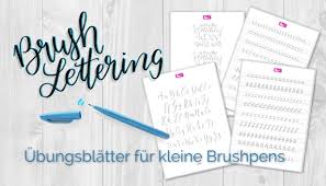 Alternativ zum adobe reader können auch die meisten anderen pdf reader benutzt werden, z. Brush Lettering Ubungsblatter Fur Kleine Brush Pens Bunte Galerie