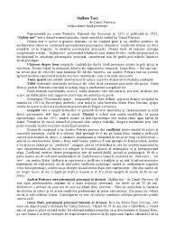 Este tipul intelectualului cinstit, care crede in posibilitatea fericirii sociale, crede in. Camil Petrescu Suflete Tari