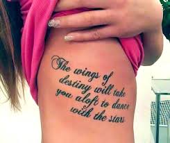 Wings Of Destiny Quote Tattoo Idea Tattoo Quotes Destiny Quotes Inspirational Tattoos