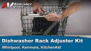 Maybe you would like to learn more about one of these? Whirlpool Kenmore Kitchenaid Dishwasher Replacement Rack Adjuster Kit W10712394 V Rail Youtube