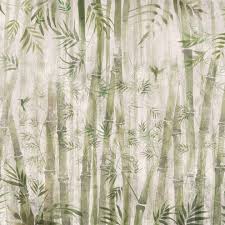 Everything is inspired in forests and natural environments. Bamboo Wallpaper By Designer Italian Imaestri