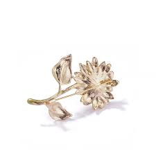 sunflower brooch