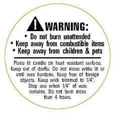 Great savings & free delivery / collection on many items. 3 Candle Warning Labels Bag Of 100 Walmart Com Walmart Com