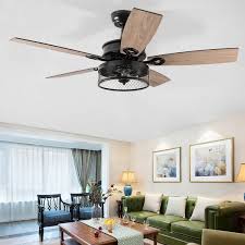 You deserve to relax comfortably indoors and out. 48 Inch Ceiling Fan With 5 Wooden Rustic Reversible Blades Ceiling Light Fixtures Lighting Fixtures Lighting Home Garden