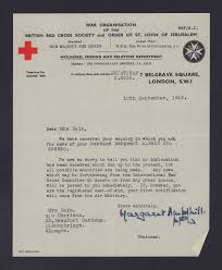 To Isabel Bain from British Red Cross Society · IBCC Digital Archive