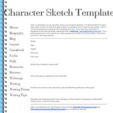 Character Profile Templates Pearltrees
