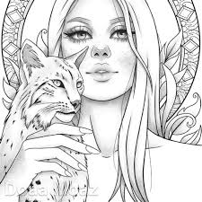 Check spelling or type a new query. A Girl Without Makeup Coloring Pages Learny Kids