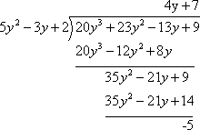 Set up the polynomials to be divided. Long Division Of Polynomials Solutions Examples Videos
