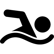 Swimming Figure Free Sports Icons