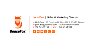 Pin On Email Signature