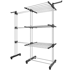 Maybe you would like to learn more about one of these? Tomons Clothes Airer Tower Large Stainless Steel Mobile Tower With Side Wings With Wheels Stable Adjustable Extendable Drying Rack Foldable Drying Shelves Drying Rack Amazon De Kuche Haushalt