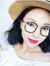 通販メガネおしゃれ大きい スタイル メガネ女子 韓国スタイル