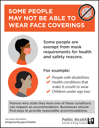 Statewide Requirement To Wear Face Coverings King County