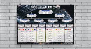 Erst im november wird dann bekannt sein, wie die endgültigen gruppenzusammenstellungen beim finale fußball em 2021 lauten. Europameisterschaft 2021 Spielplane Viele Info S
