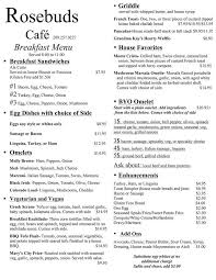 Sign up for bella cucina news. Menu Of Rosebud S Classic Cafe In Jackson Ca 95642