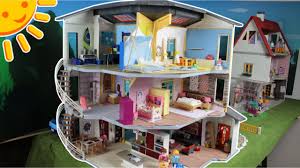 Bauhaus architecture that incorporates the early playmobil castle. Playmobil Haus Alles Eingerichtet Herbstroomtour Pimp My Playmobil Familie Sonnenschein Youtube