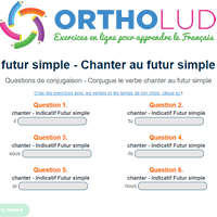 Le futur antérieur est un tiroir verbal de la conjugaison des verbes français. Conjugue Le Verbe Chanter Au Futur Simple