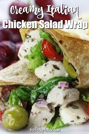 A family favorite meal that's perfect for busy weeknights. How To Make Easy Creamy Italian Chicken Salad Wrap