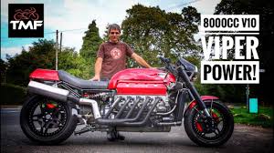 Allen millyard's viper v10 motorcycle isn't the first on the street, in fact there may have been many before it. Allen Millyard Interview How To Build A V10 8 Litre Motorcycle And Much More Youtube