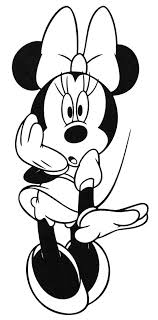 This shows the iconic pose of minnie mouse with an open, cheerful smile, surrounded by hearts. Minnie Mickey Mouse Coloring Pages Minnie Mouse Coloring Pages Disney Coloring Pages