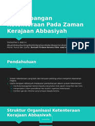 See full list on ms.wikipedia.org Perkembangan Ketenteraan Pada Zaman Kerajaan Abbasiyah