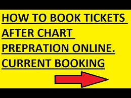 How To Book Current Booking Tickets On Irctc