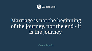 Check spelling or type a new query. Marriage Is Not The Beginning Of The Journey N